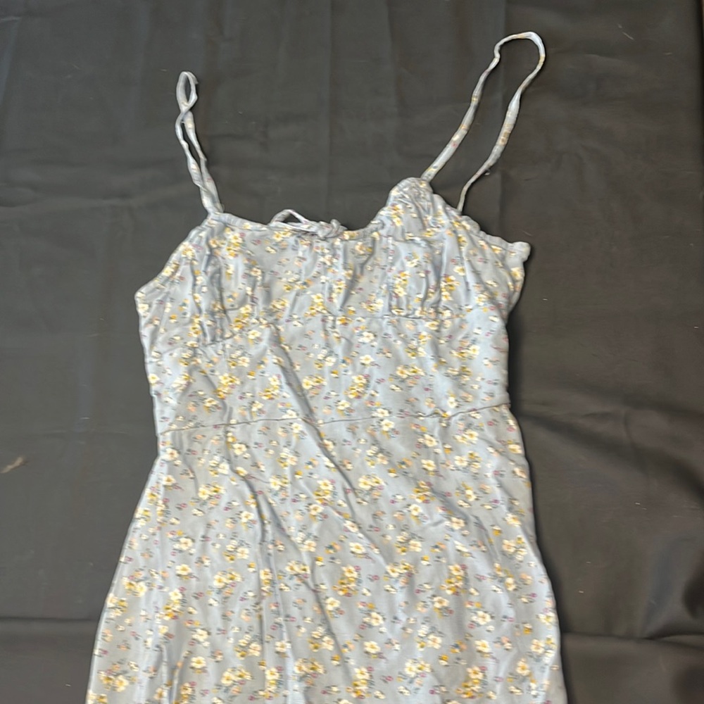 Aeropostale blue floral dress size small